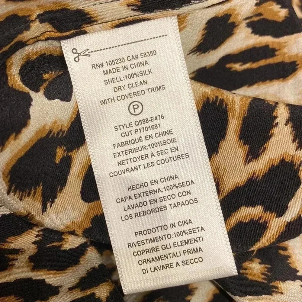 Equipment silk dress size SP NWOT - Picture 8 of 8